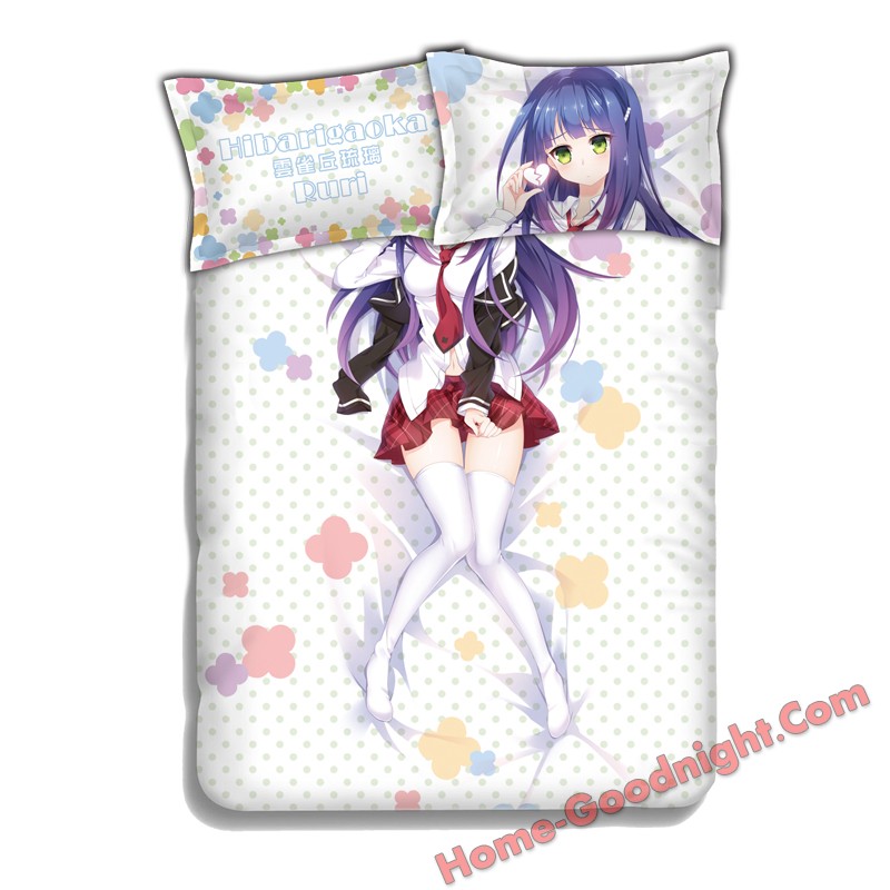 Hibarigaoka Ruri - Anne Happy Japanese Anime Bed Sheet Duvet Cover with Pillow Covers